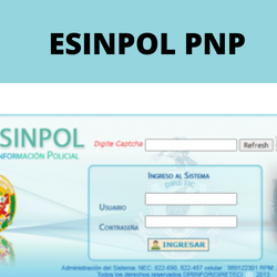 ESINPOL PNP SISTEMAS PNP